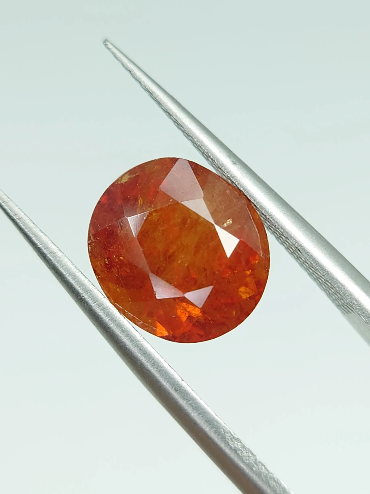 4.28ct Natural Fanta Spessartite Garnet Oval Cut Loose Gemstone From Nigeria — view 1