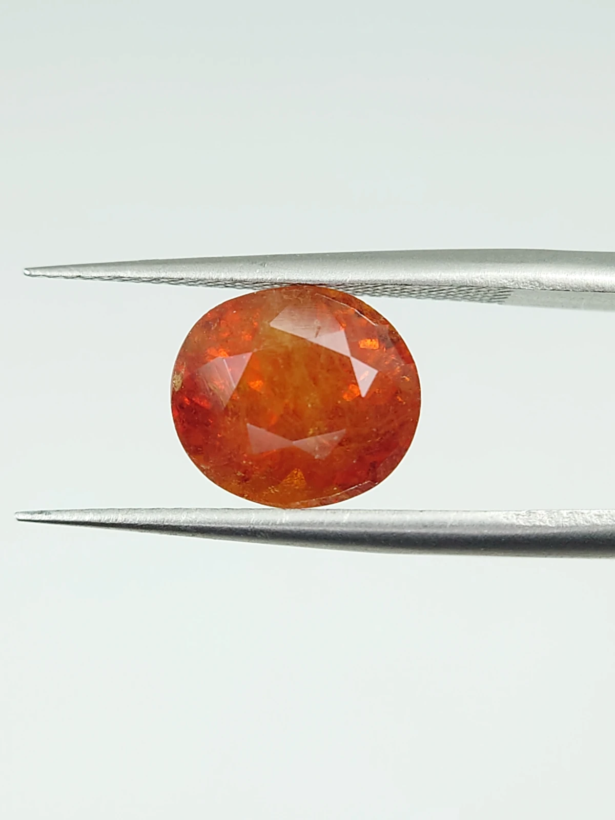 4.28ct Natural Fanta Spessartite Garnet Oval Cut Loose Gemstone From Nigeria — view 3