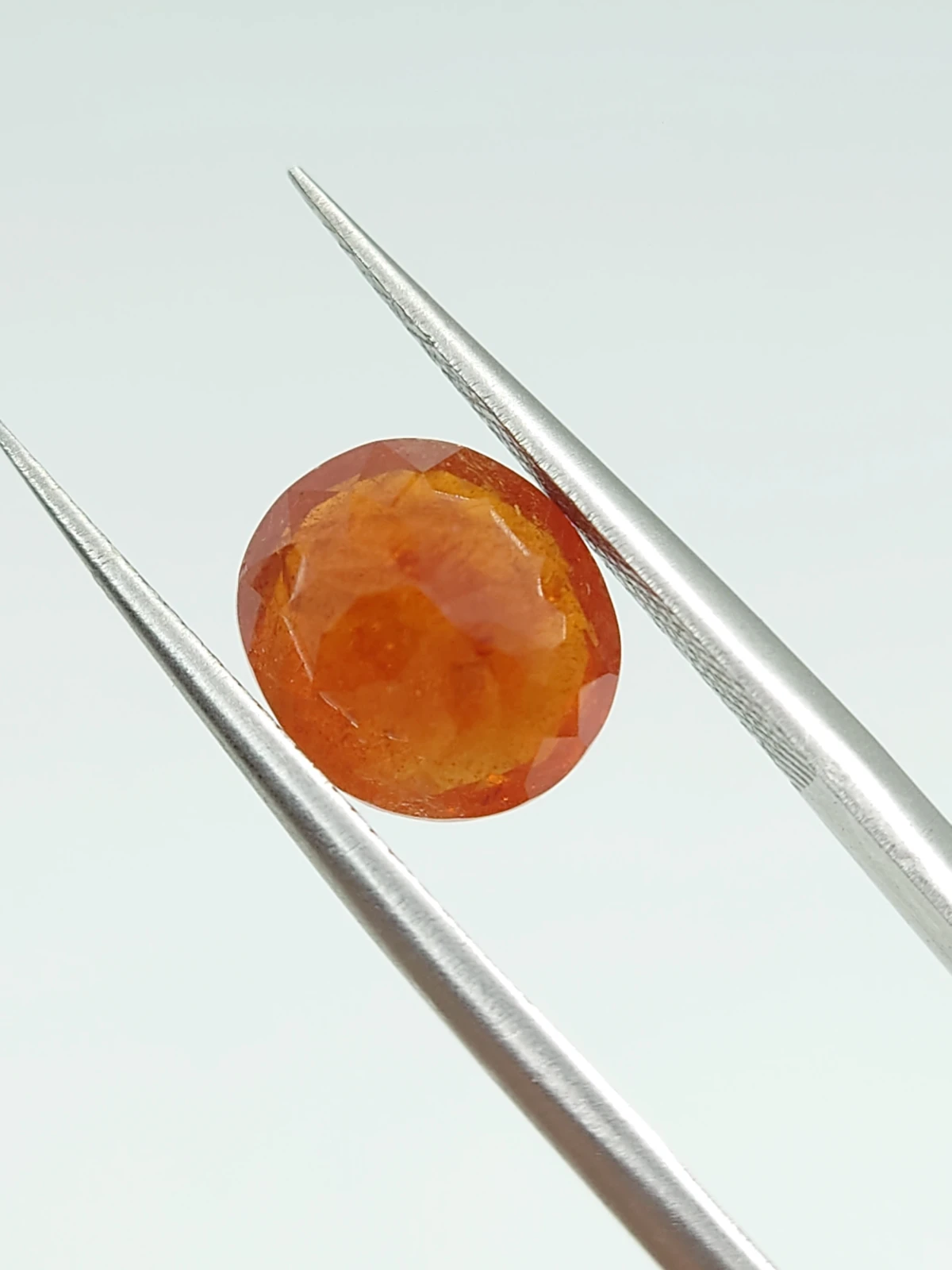 4.28ct Natural Fanta Spessartite Garnet Oval Cut Loose Gemstone From Nigeria — view 4