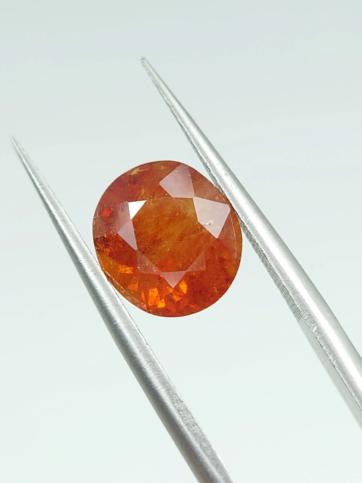 4.28ct Natural Fanta Spessartite Garnet Oval Cut Loose Gemstone From Nigeria — view 7