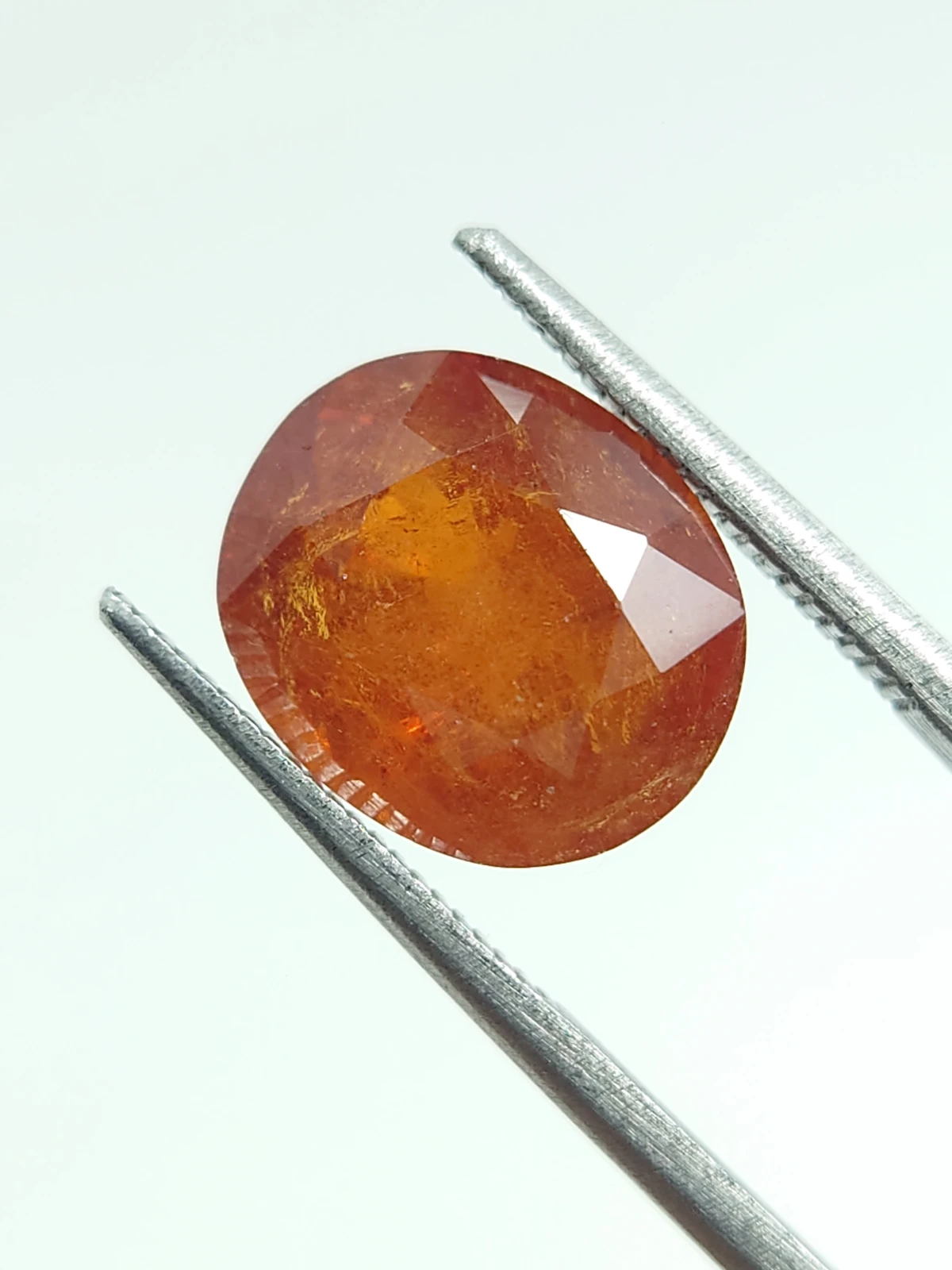 6.55ct Natural Fanta Spessartite Garnet Oval Cut From Nigeria — view 1