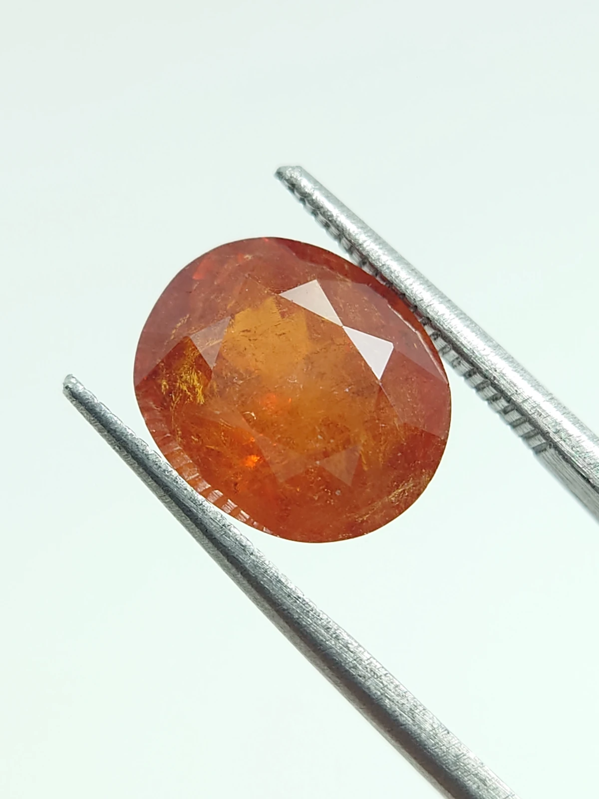 6.55ct Natural Fanta Spessartite Garnet Oval Cut From Nigeria — view 2