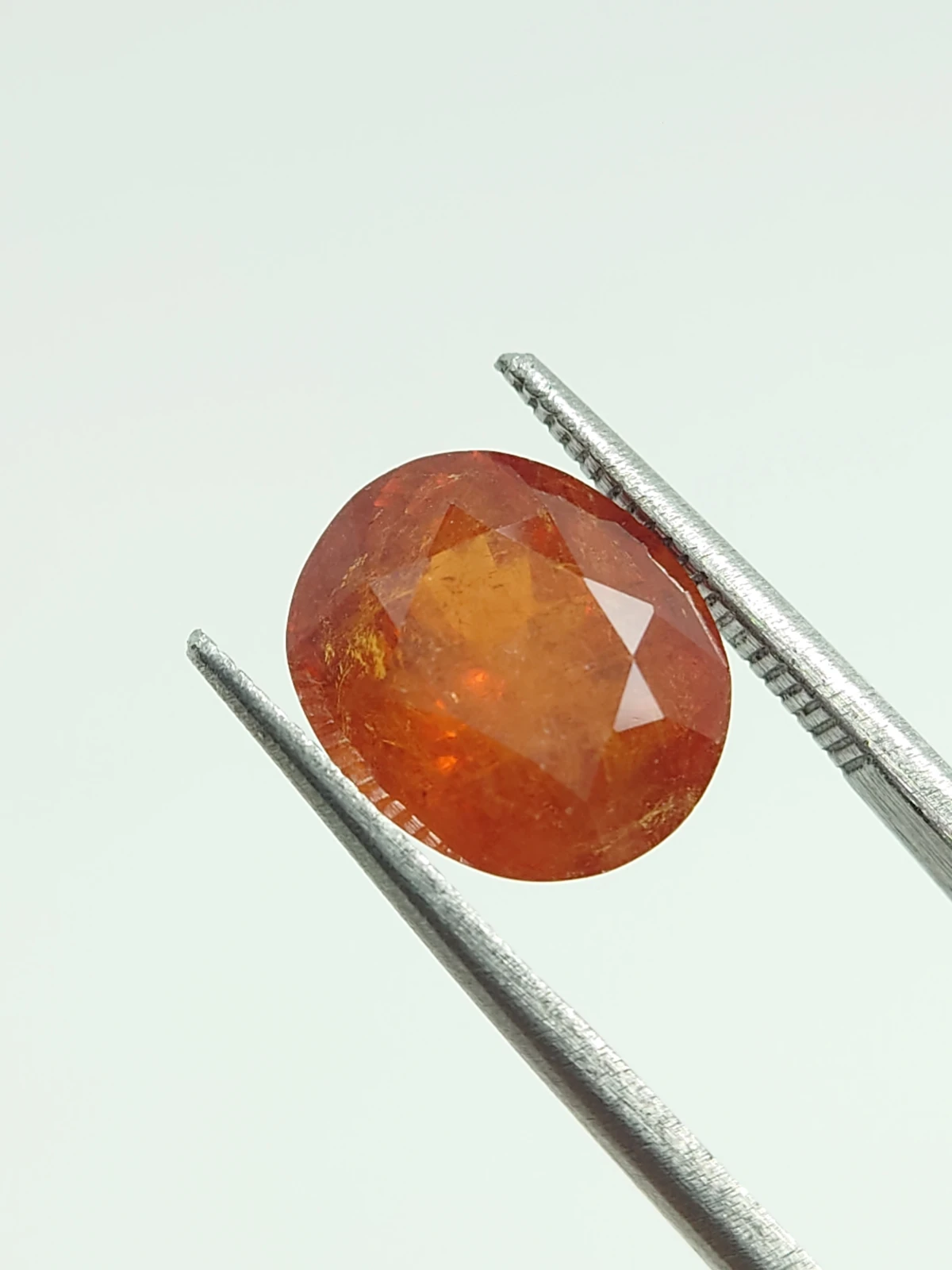 6.55ct Natural Fanta Spessartite Garnet Oval Cut From Nigeria — view 5