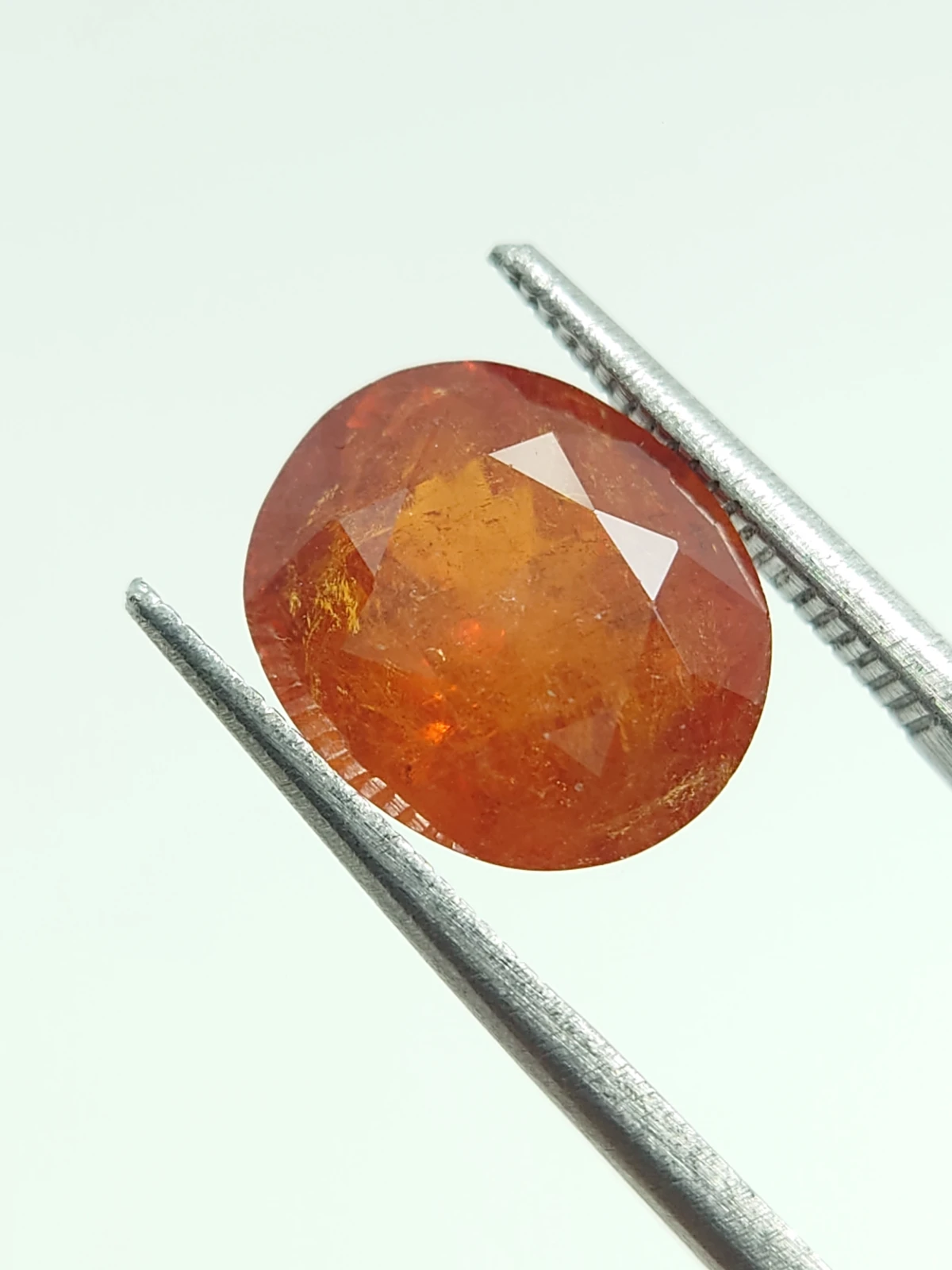 6.55ct Natural Fanta Spessartite Garnet Oval Cut From Nigeria — view 6