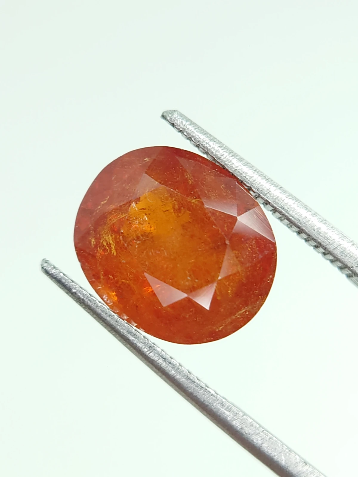 6.55ct Natural Fanta Spessartite Garnet Oval Cut From Nigeria — view 7