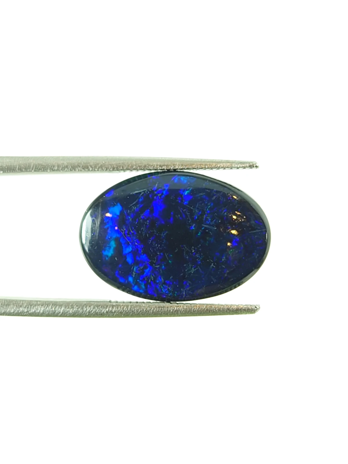5.82ct Natural Cab Black Opal from Ethiopia — view 1