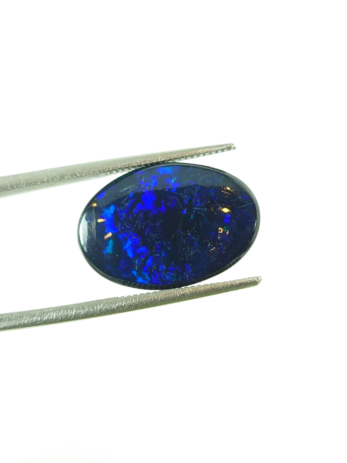 5.82ct Natural Cab Black Opal from Ethiopia — view 2