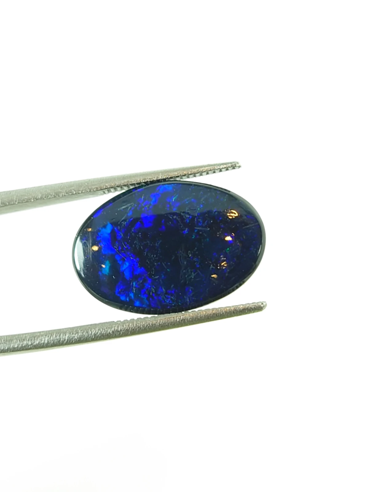 5.82ct Natural Cab Black Opal from Ethiopia — view 3