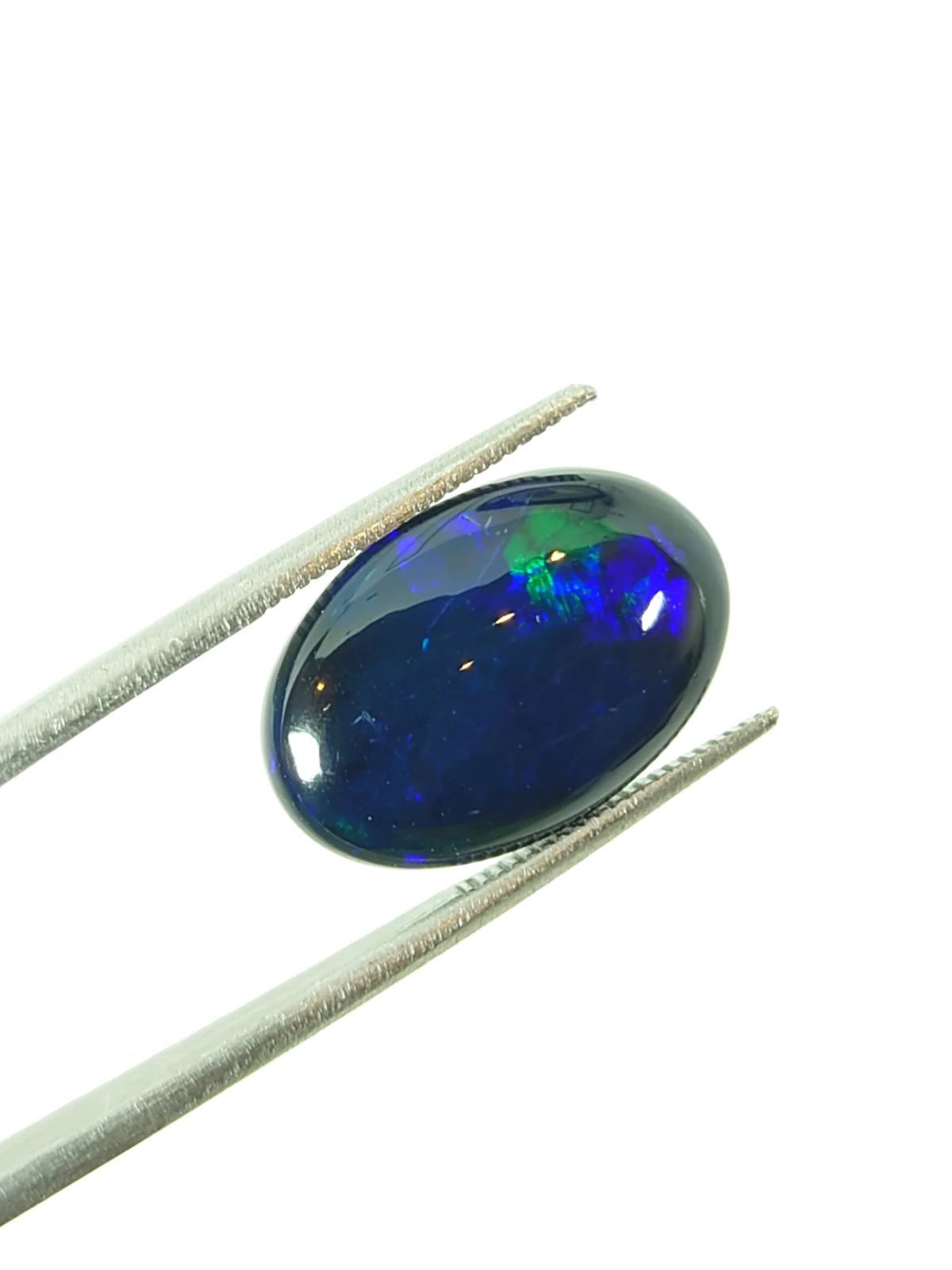 5.82ct Natural Cab Black Opal from Ethiopia — view 4