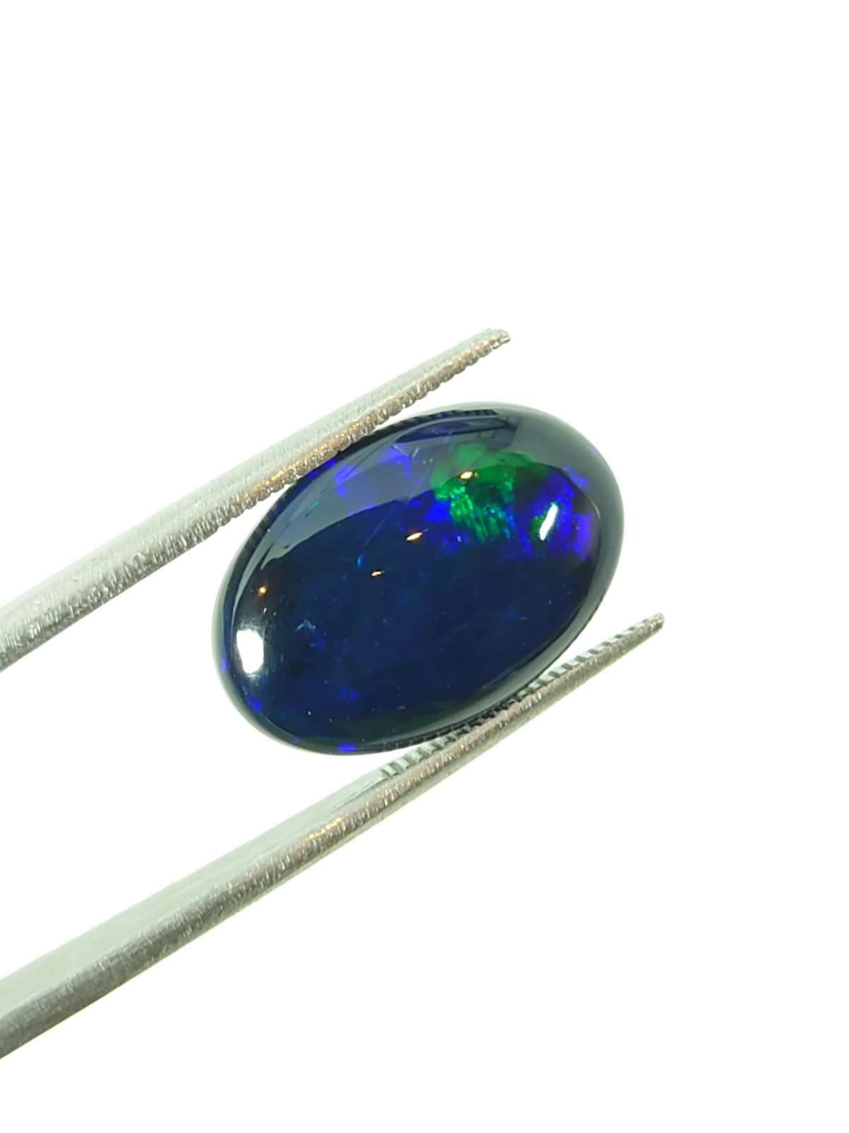 5.82ct Natural Cab Black Opal from Ethiopia — view 5