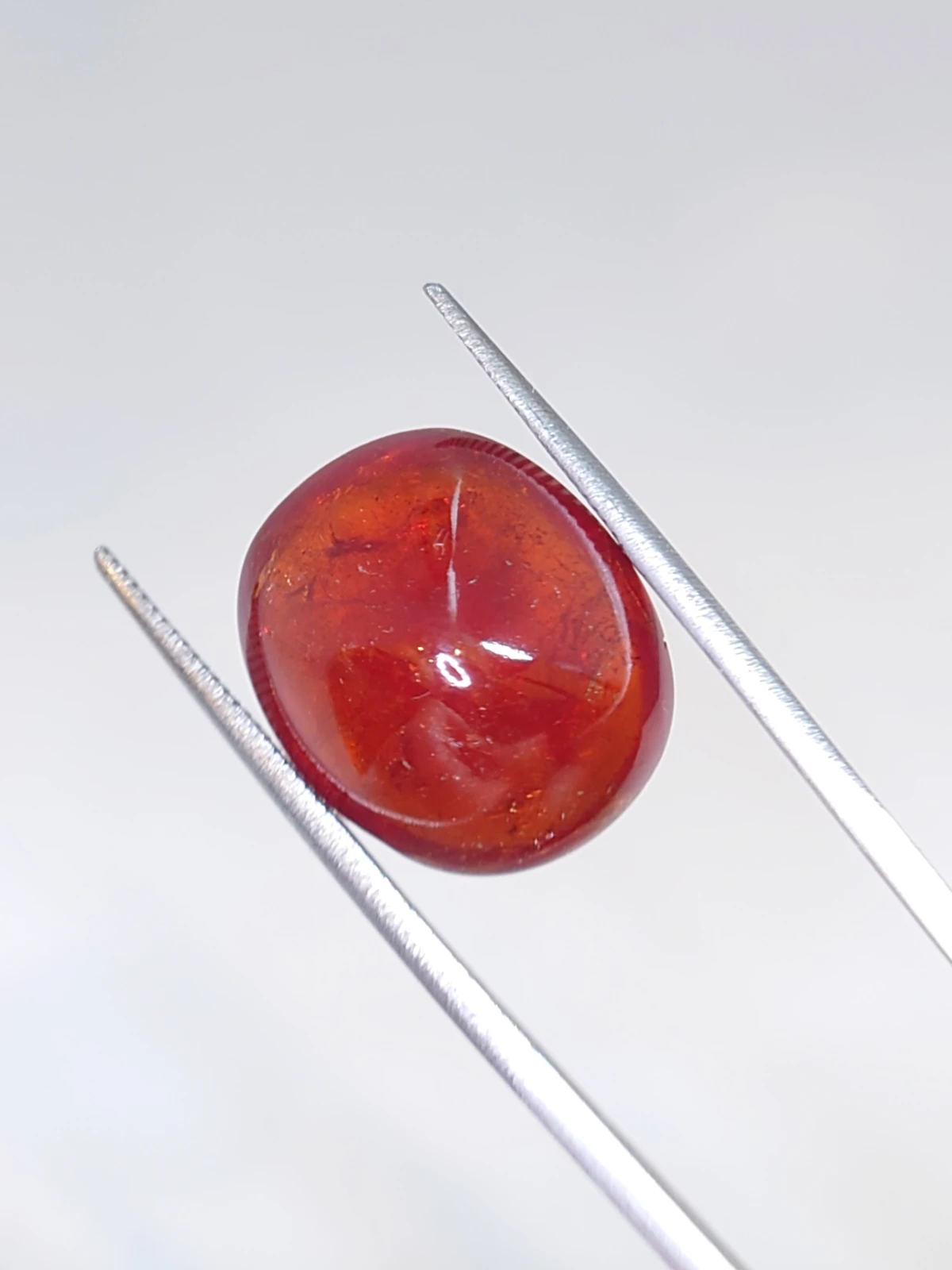 21ct Natural Fanta Spessartite Garnet Cabochon Cut From Nigeria — view 2
