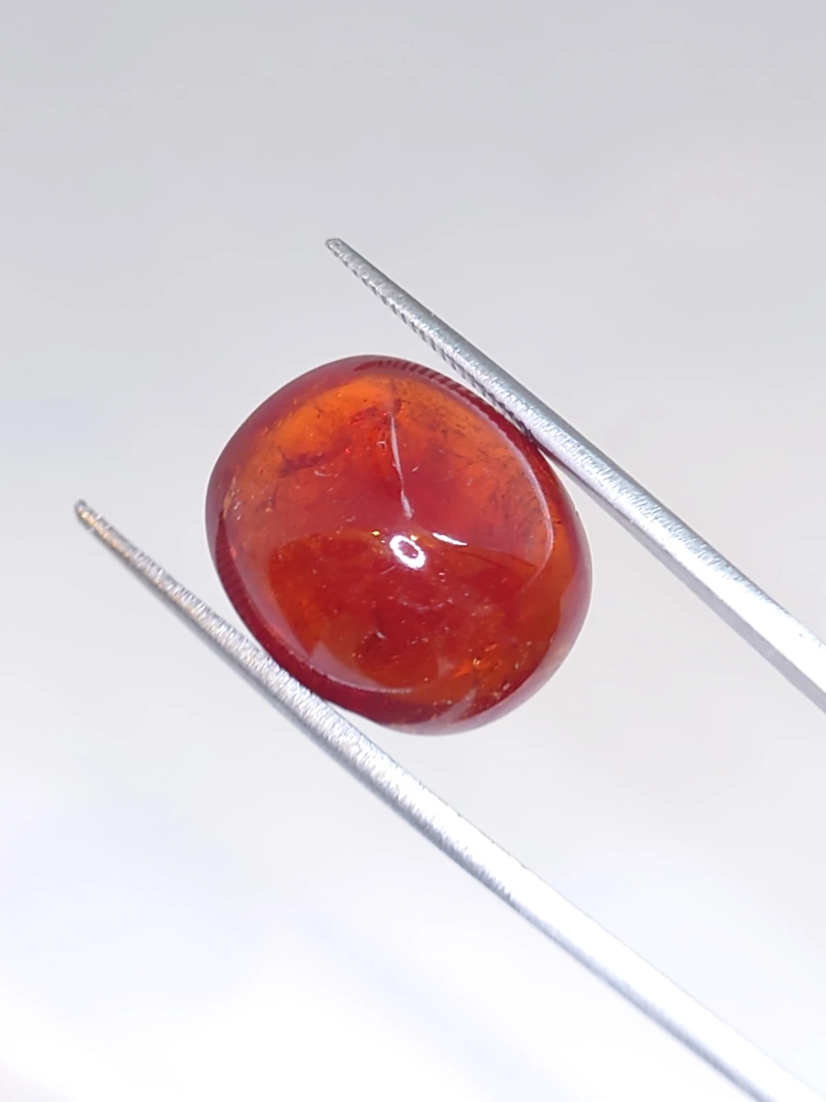 21ct Natural Fanta Spessartite Garnet Cabochon Cut From Nigeria — view 3