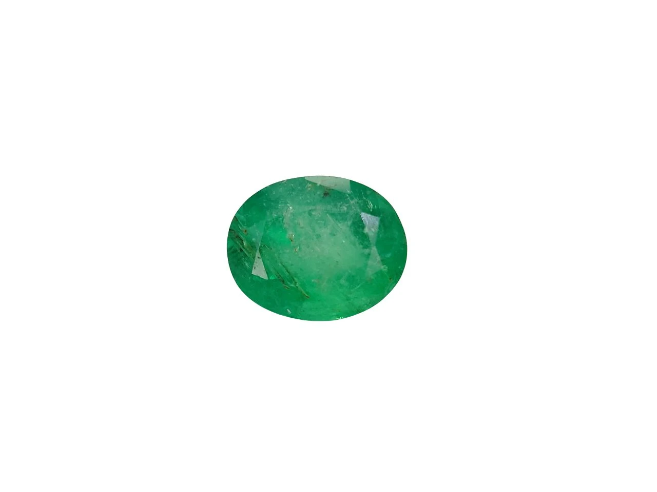 3.72ct Natural Emerald Oval Cut From Panjshir Afghanistan — view 1