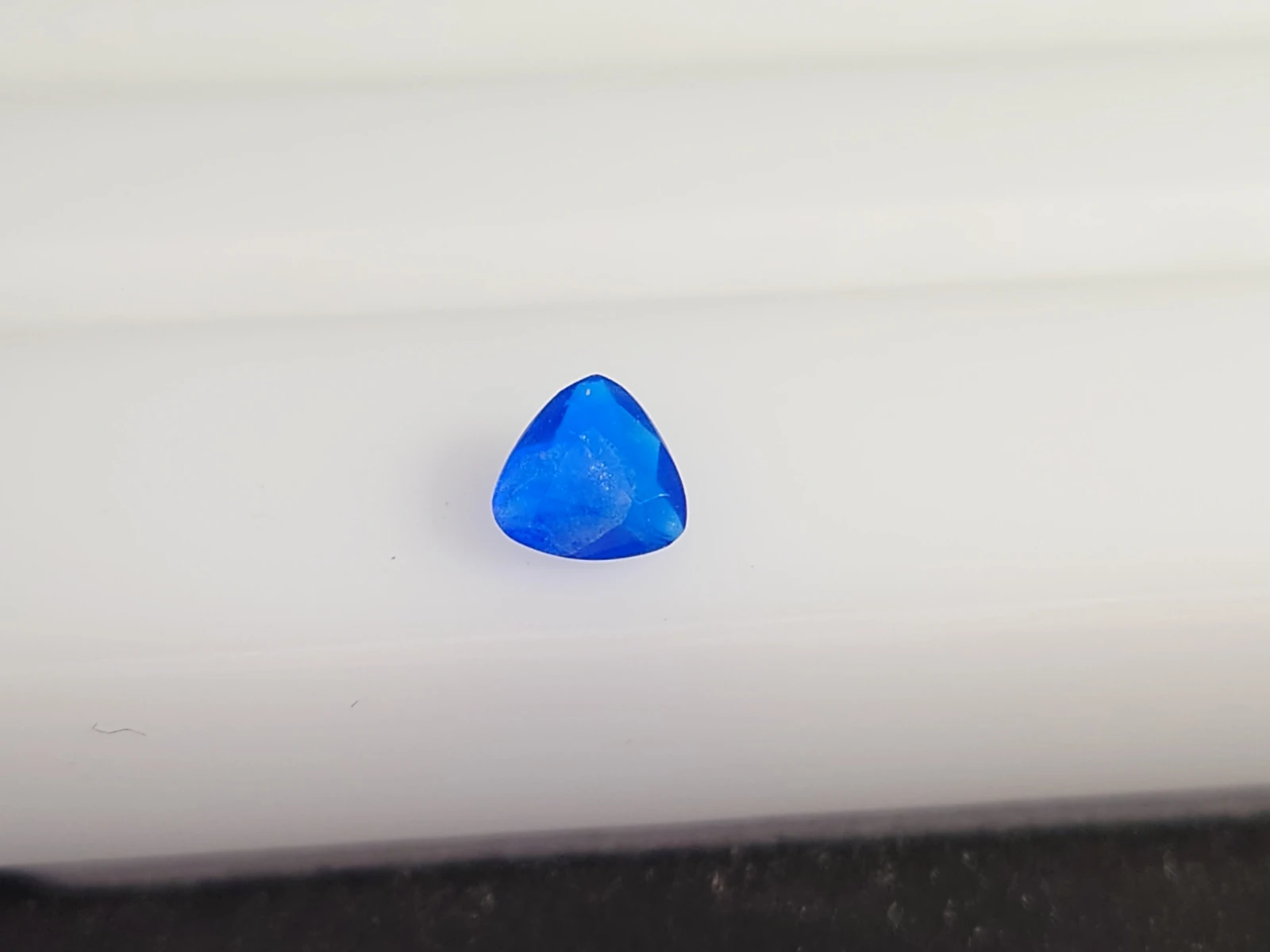 0.1ct Natural Trillion Cut Hauyne from Afghanistan — view 1