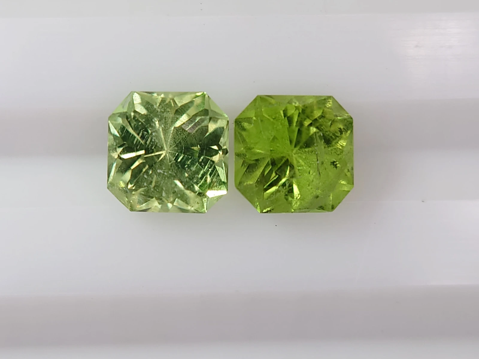 2.75ct Natural Peridot Pair from Pakistan — view 1