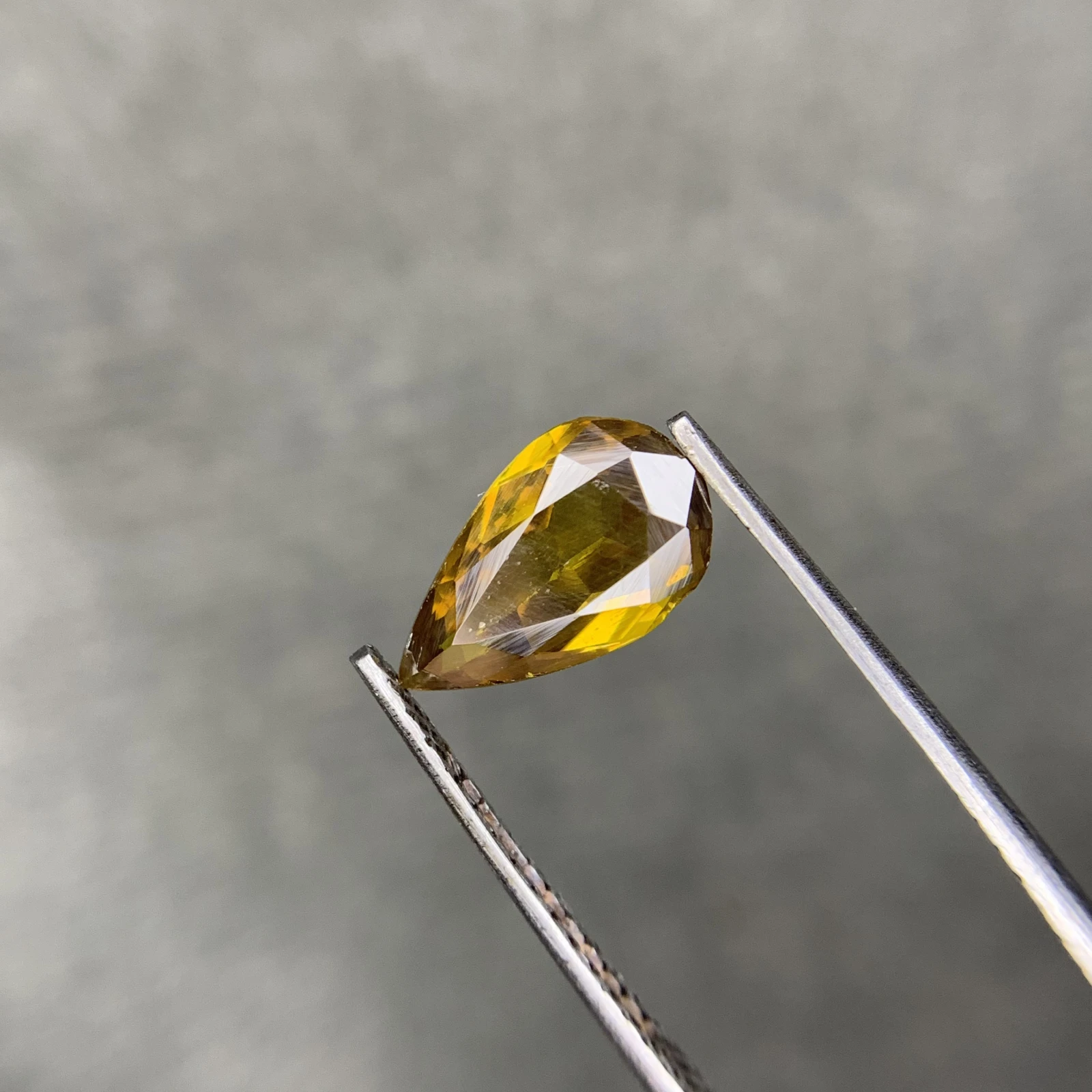 1.50ct Natural Sphalerite loose gemstone pear cut from Afghanistan — view 2