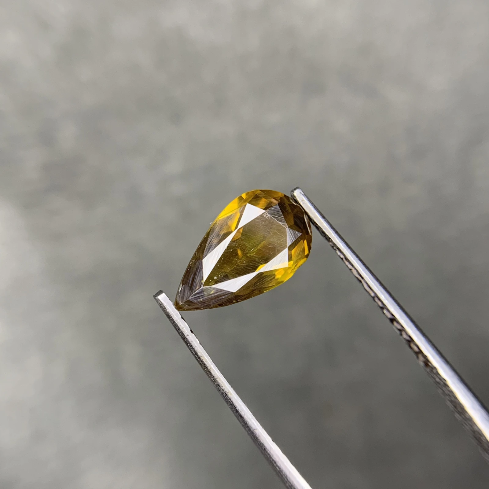 1.50ct Natural Sphalerite loose gemstone pear cut from Afghanistan — view 3