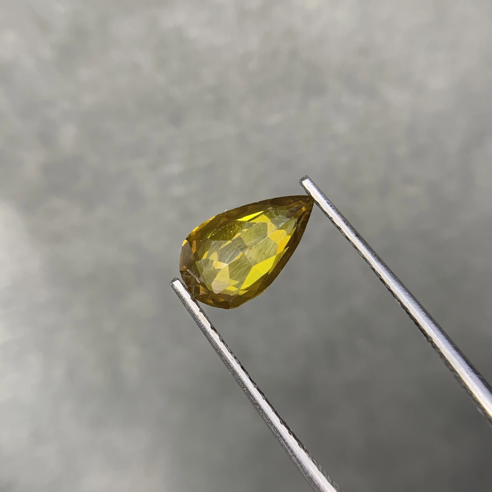 1.50ct Natural Sphalerite loose gemstone pear cut from Afghanistan — view 4