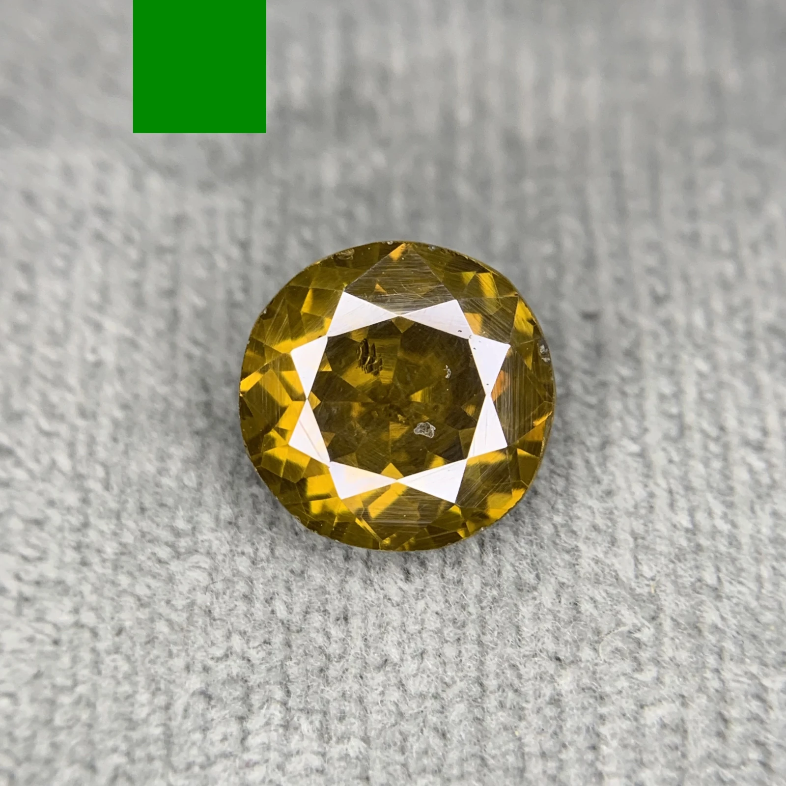 3.65 Carat Natural Sphalerite loose gemstone oval shape — view 2