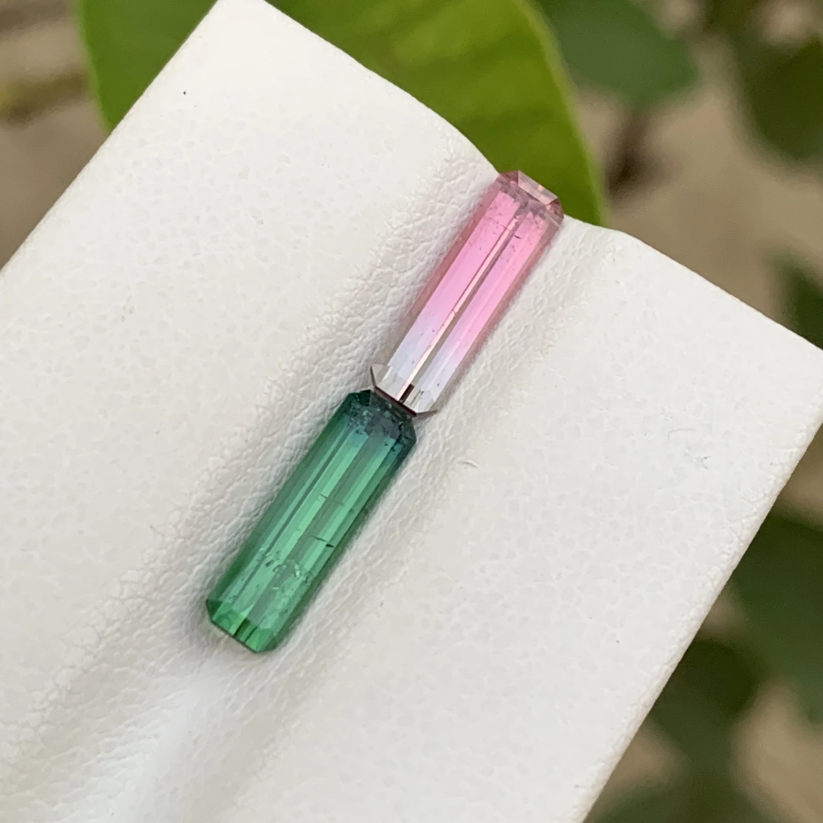 2.55 ct Natural Tourmaline reverse pair gemstone — view 3