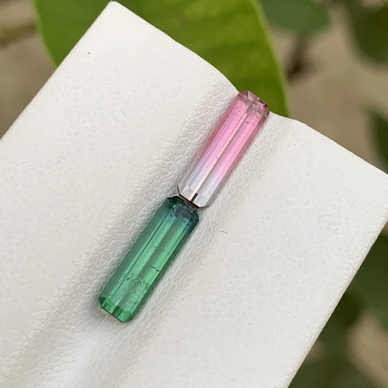 2.55 ct Natural Tourmaline reverse pair gemstone — view 4
