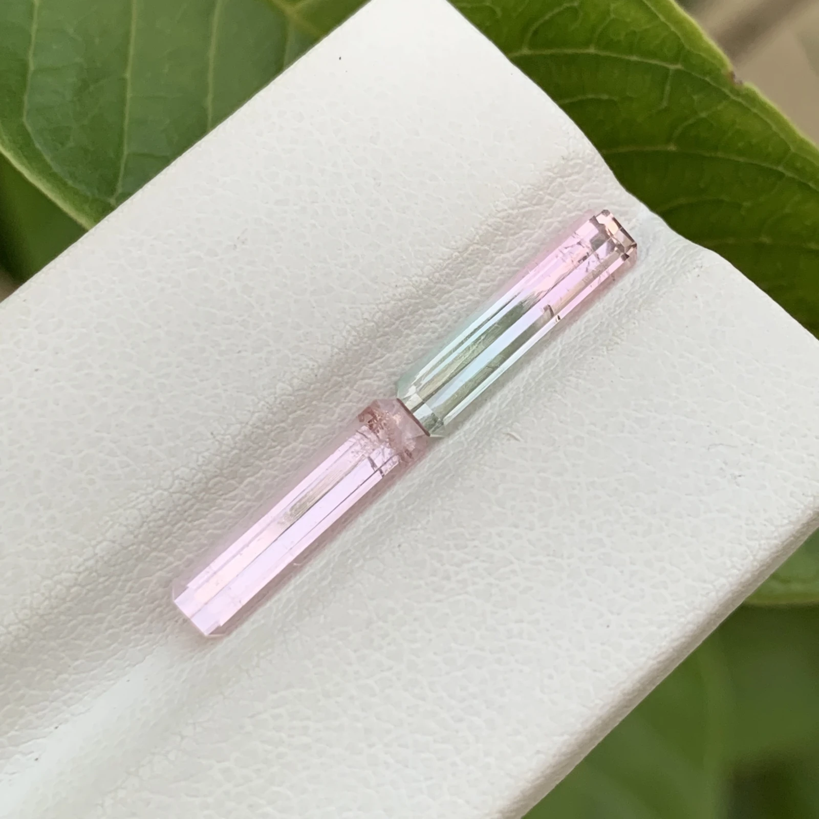 2.70 ct Natural Tourmaline loose gemstone pair octagon cut — view 1