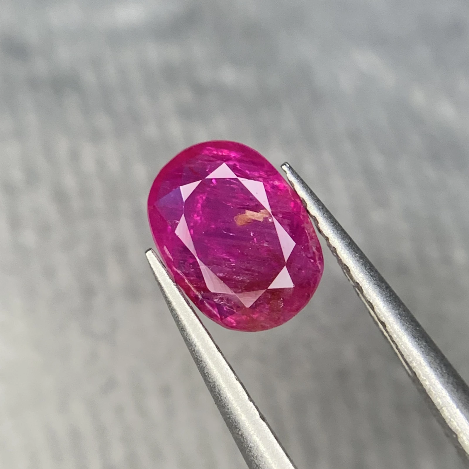 1.40ct Natural Ruby loose gemstone oval shape from Afghanistan — view 1