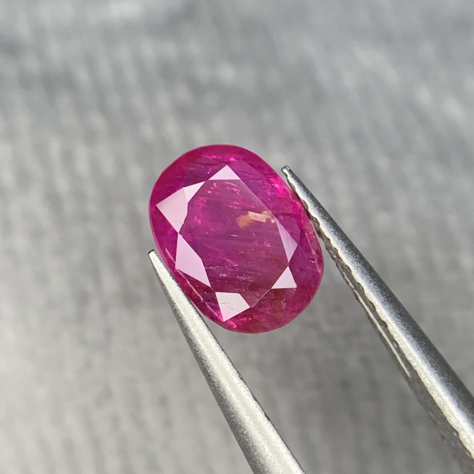 1.40ct Natural Ruby loose gemstone oval shape from Afghanistan — view 2
