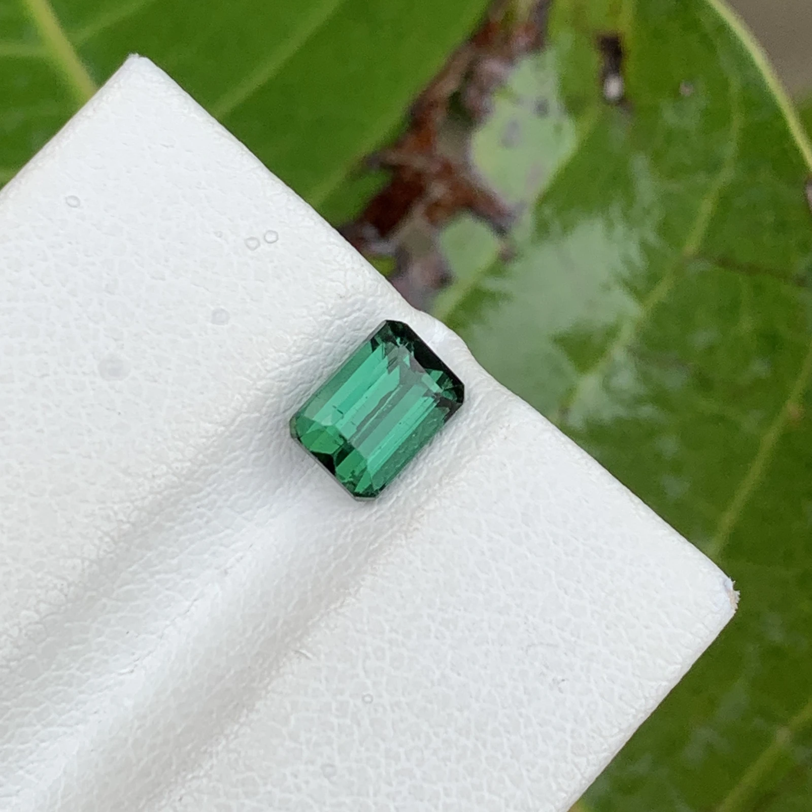 1.25 ct Natural Tourmaline loose gemstone octagon shape from Afghanistan — view 2