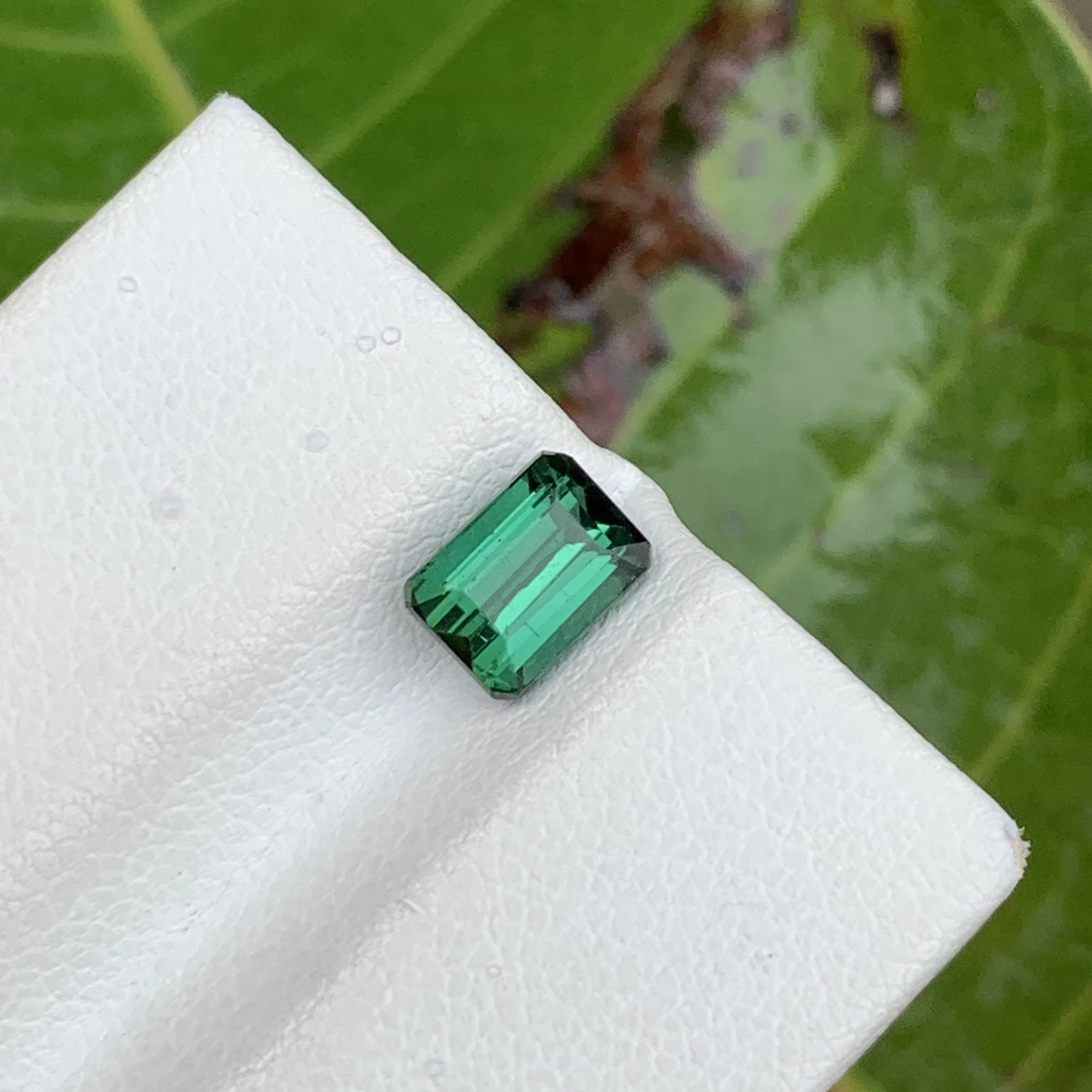 1.25 ct Natural Tourmaline loose gemstone octagon shape from Afghanistan — view 4