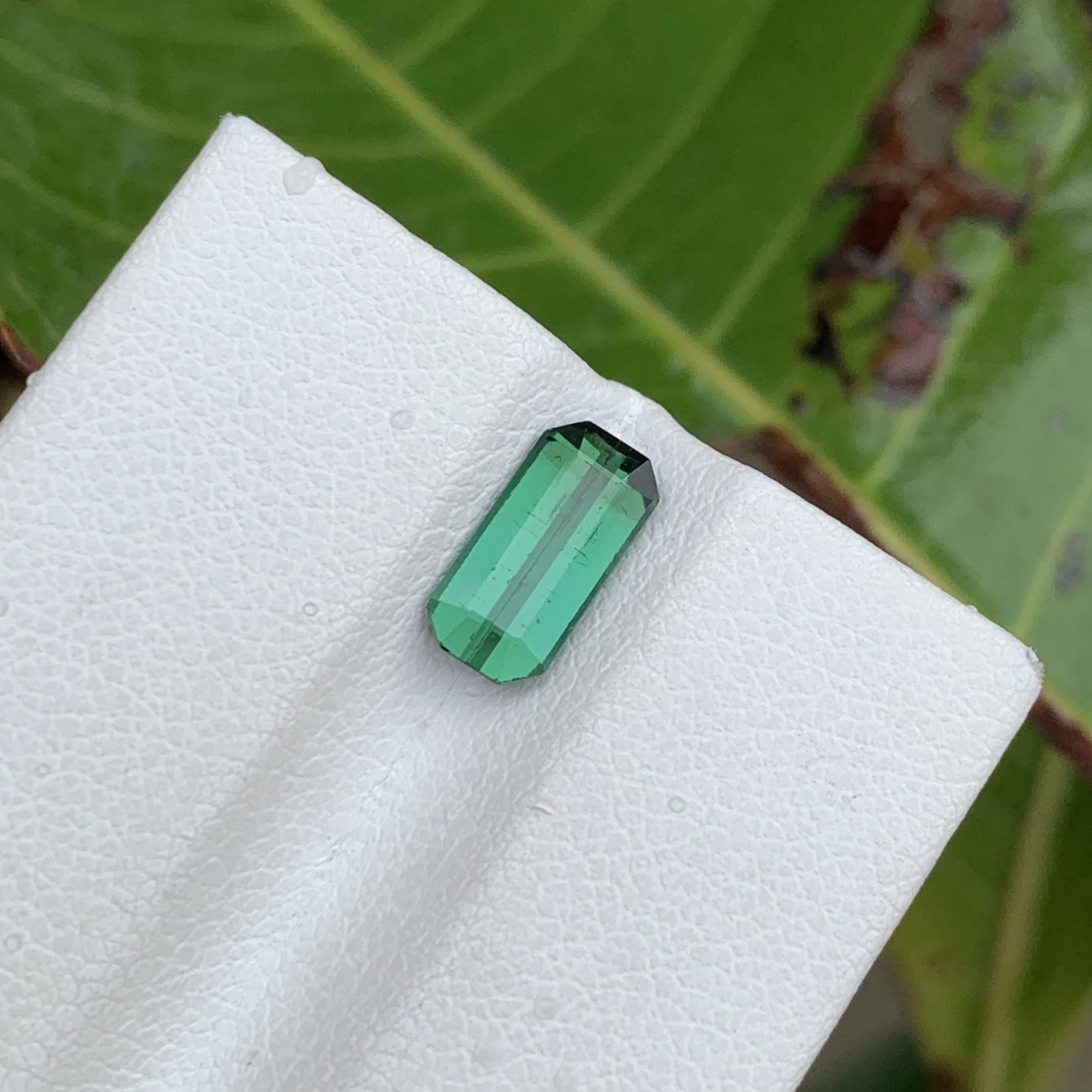 1.30 ct Natural Tourmaline loose gemstone octagon cut — view 1