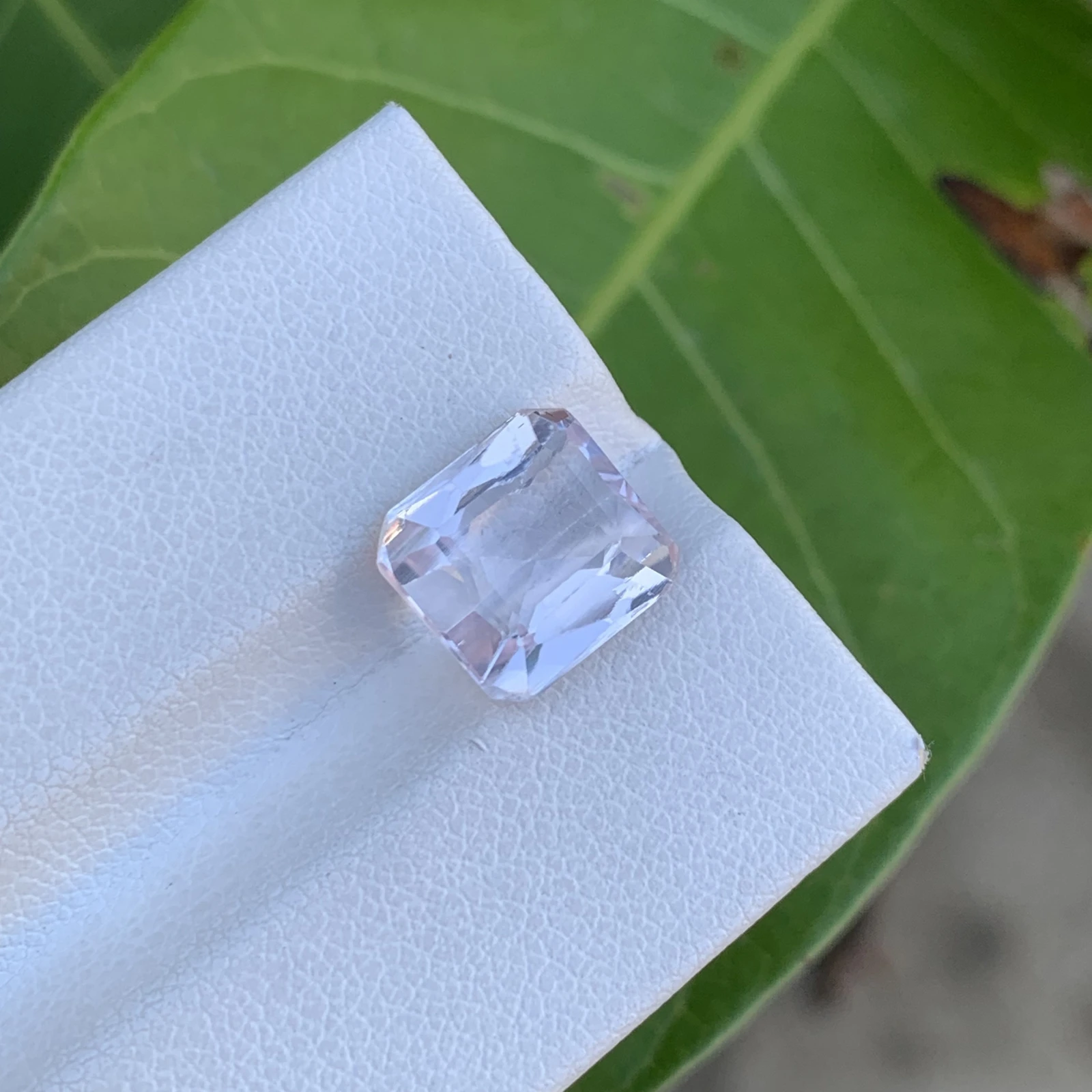 4.25 ct. Natural Kunzite Loose Gemstone Octagon Cut — view 2