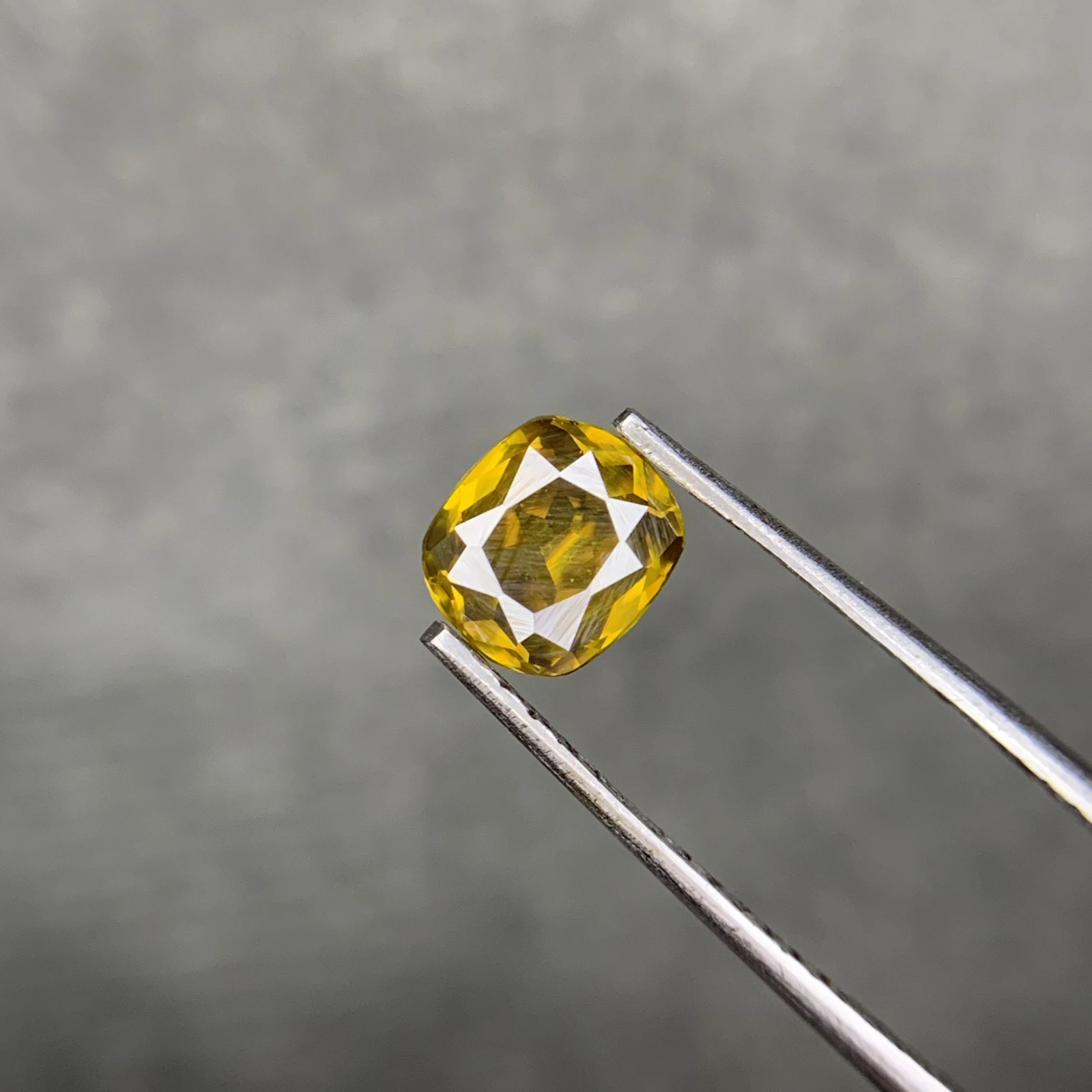 1ct Natural Sphalerite loose gemstone cushion cut — view 1