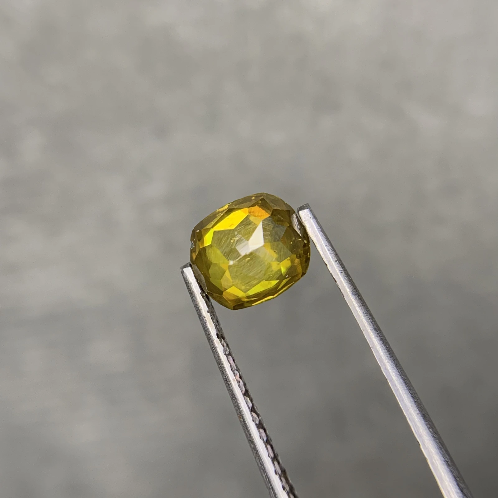 1ct Natural Sphalerite loose gemstone cushion cut — view 5