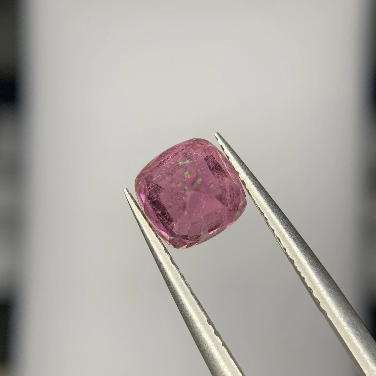 2.10ct Natural Tourmaline loose gemstone cushion shape pink — view 4