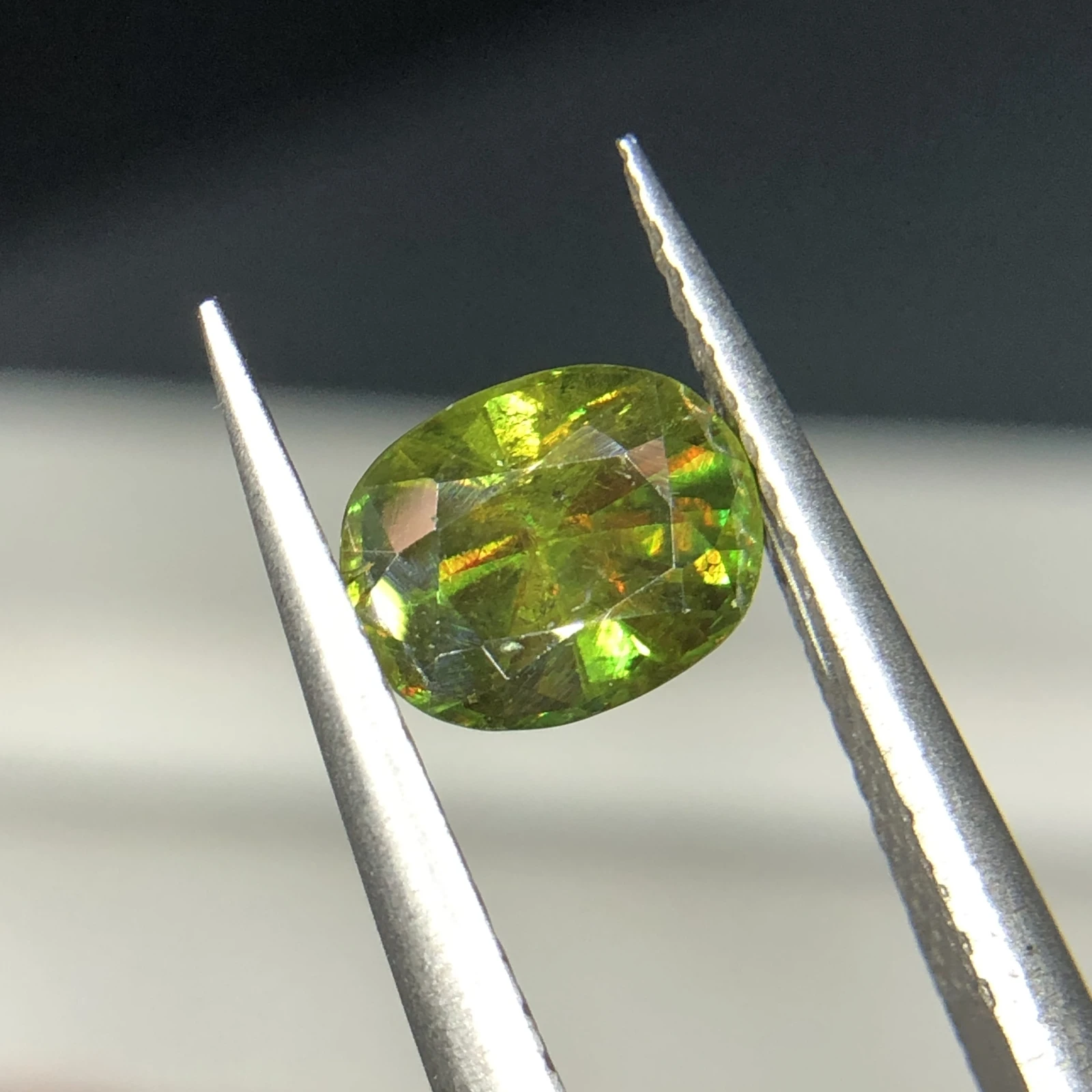 1.50ct Natural Sphene Titanite loose gemstone oval shape from Pakistan — view 2