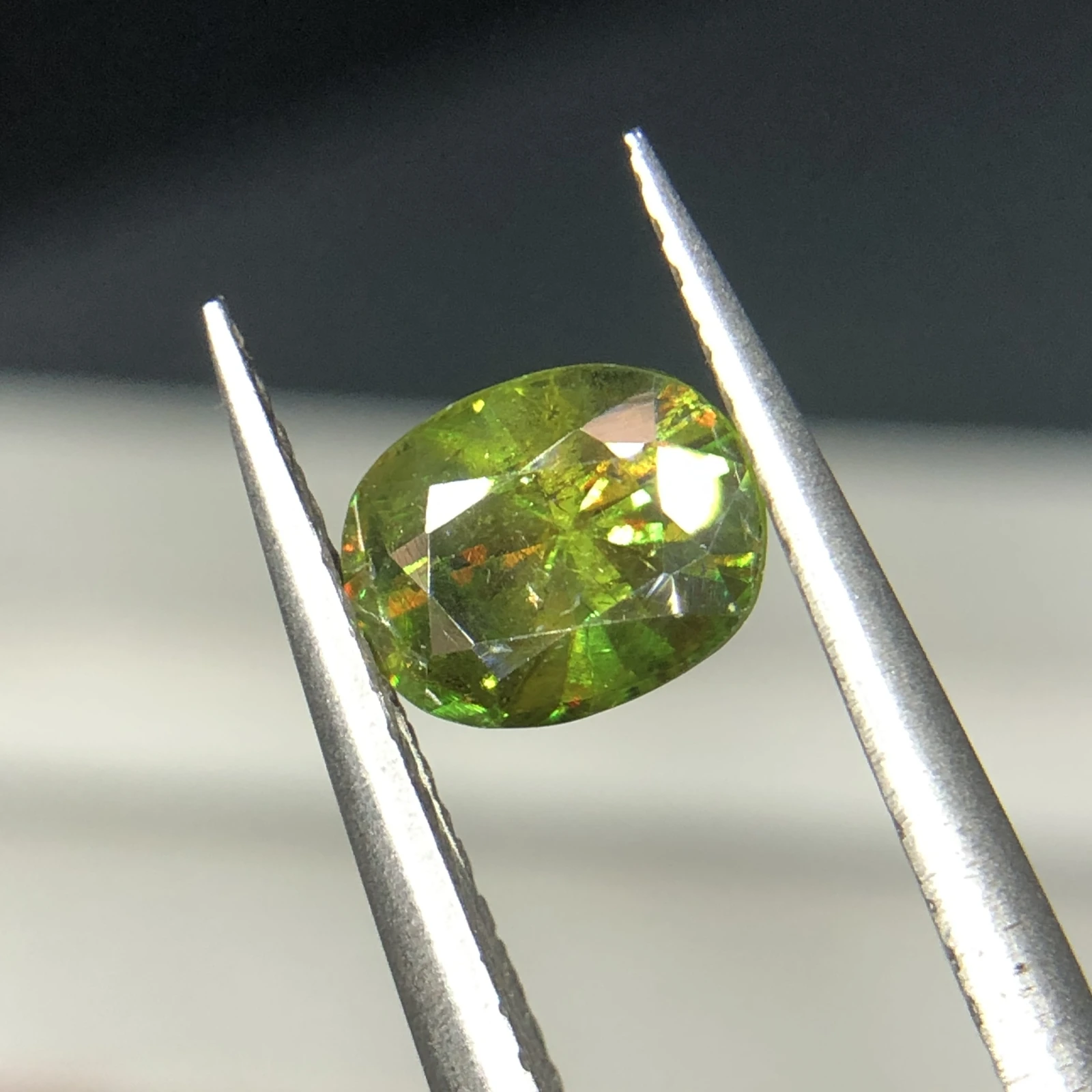 1.50ct Natural Sphene Titanite loose gemstone oval shape from Pakistan — view 4