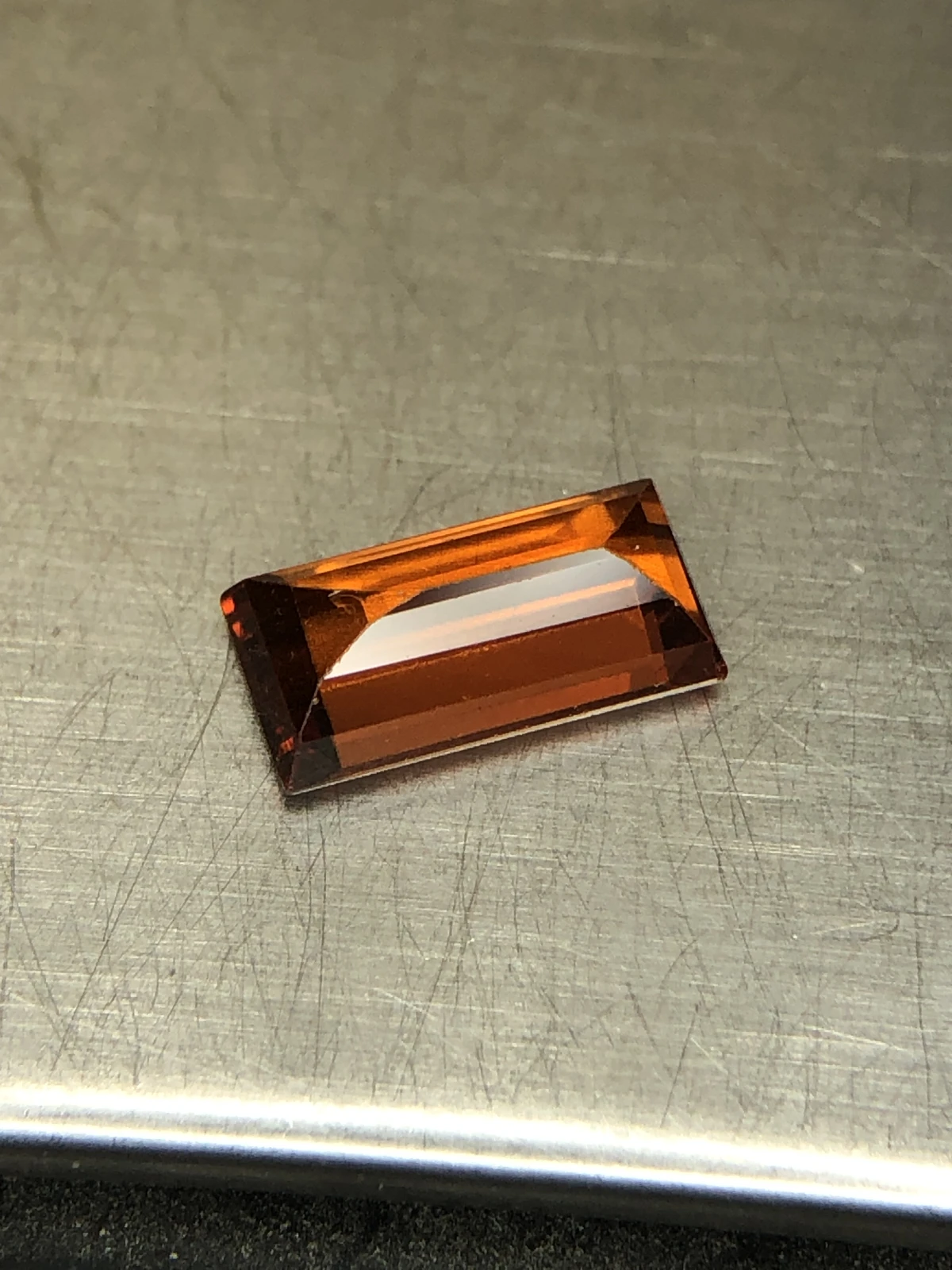 Vibrant Mandarin Garnet 2.6 carat Loose Gemstone — view 5
