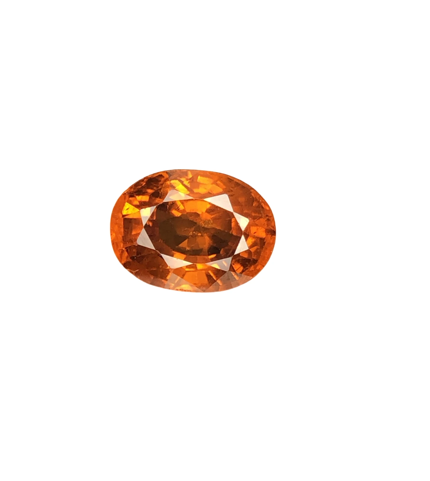 Mandarin Garnet 2.2 ct from Tanzania — view 1