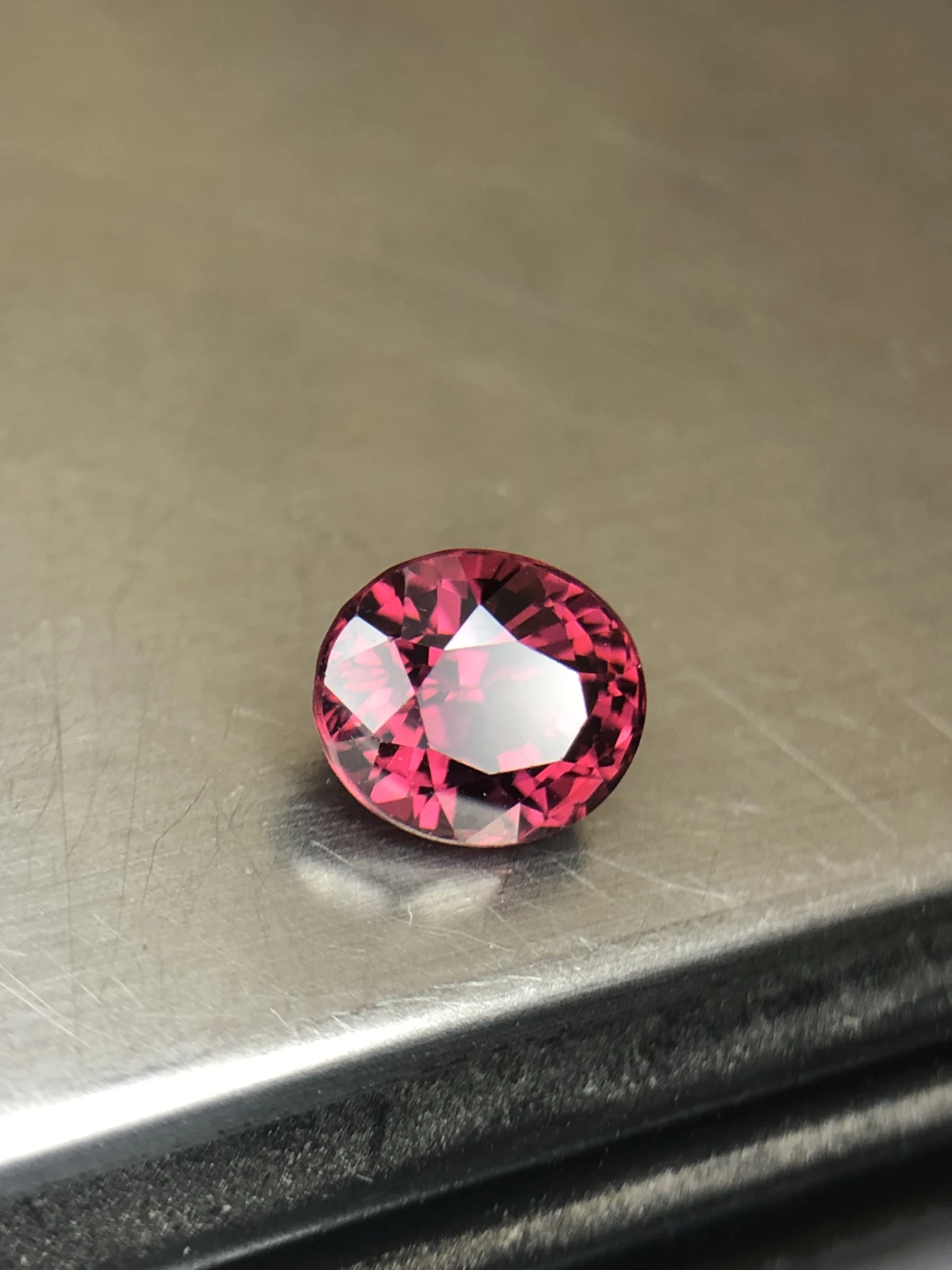 Malaya Garnet 2.3 carats in Fancy Oval Cut from Madagascar — view 2