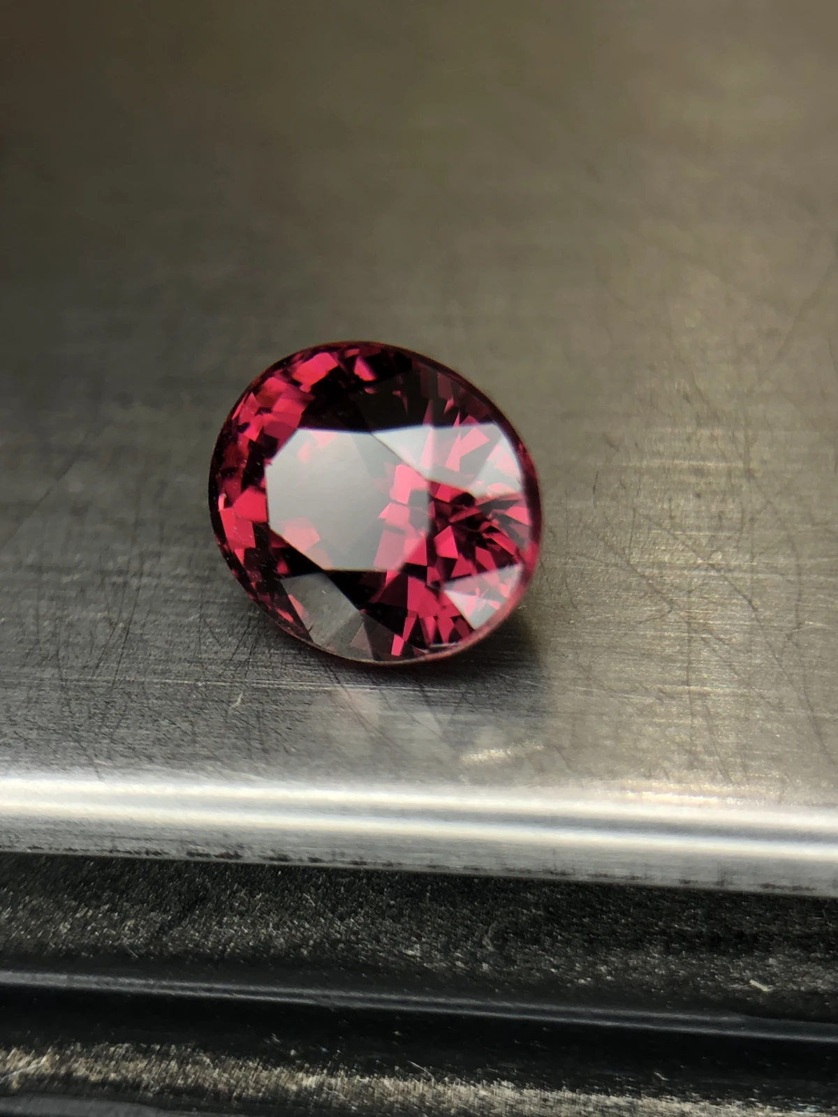 Malaya Garnet 2.3 carats in Fancy Oval Cut from Madagascar — view 4