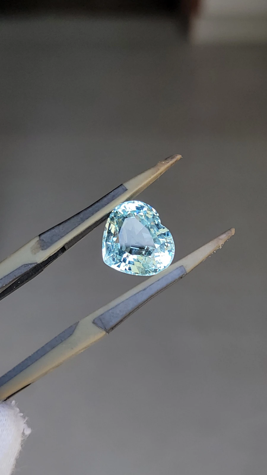 6.75ct. Natural Heart Shape Aquamarine Gemstone from Pakistan — view 2