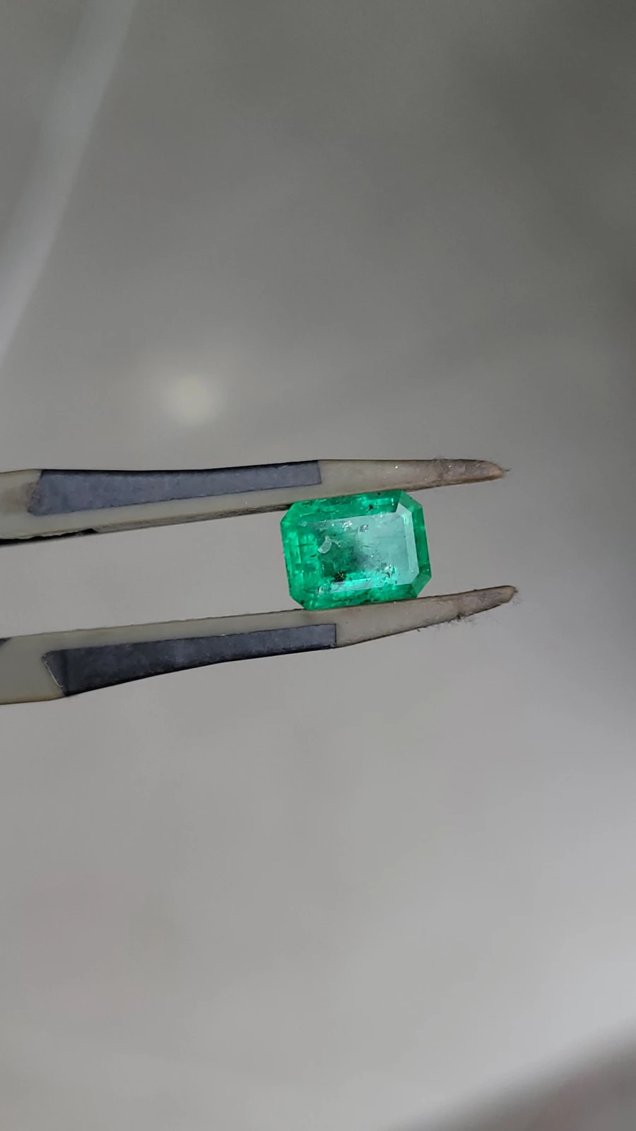 Natural Emerald in Classic Emerald Cut from Swat, Pakistan — view 1