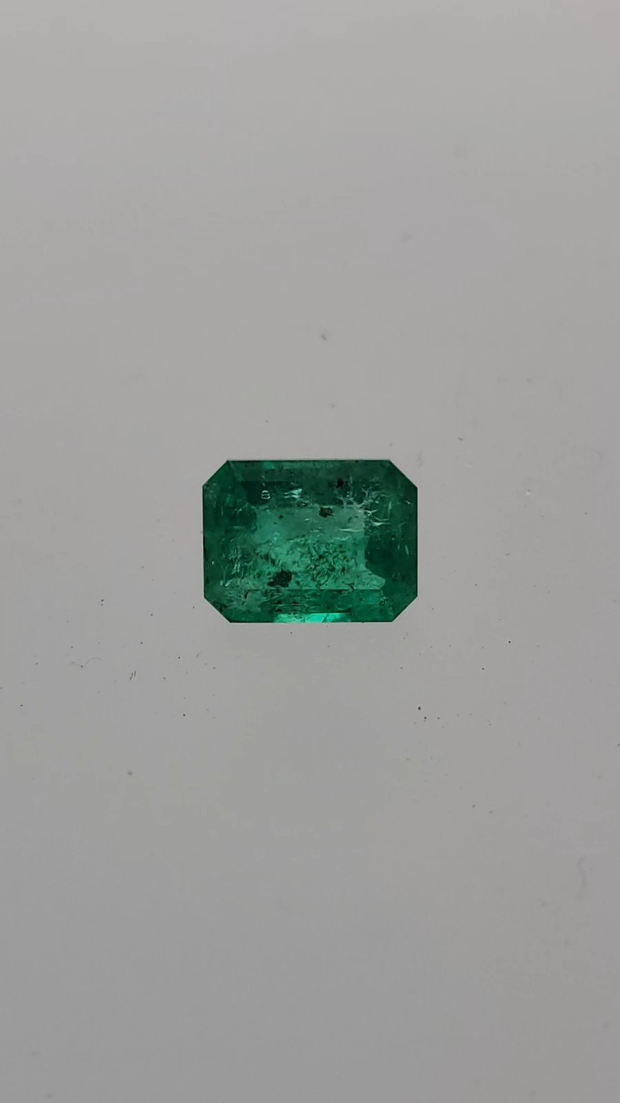 Natural Emerald in Classic Emerald Cut from Swat, Pakistan — view 2
