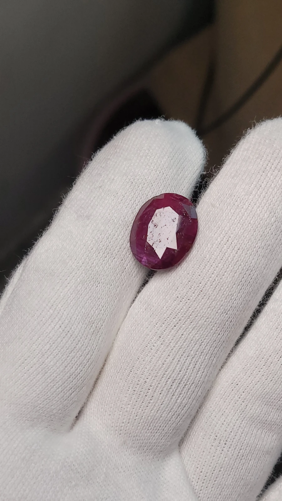 Natural Ruby  15.2ct in Oval Cut from Africa — view 2