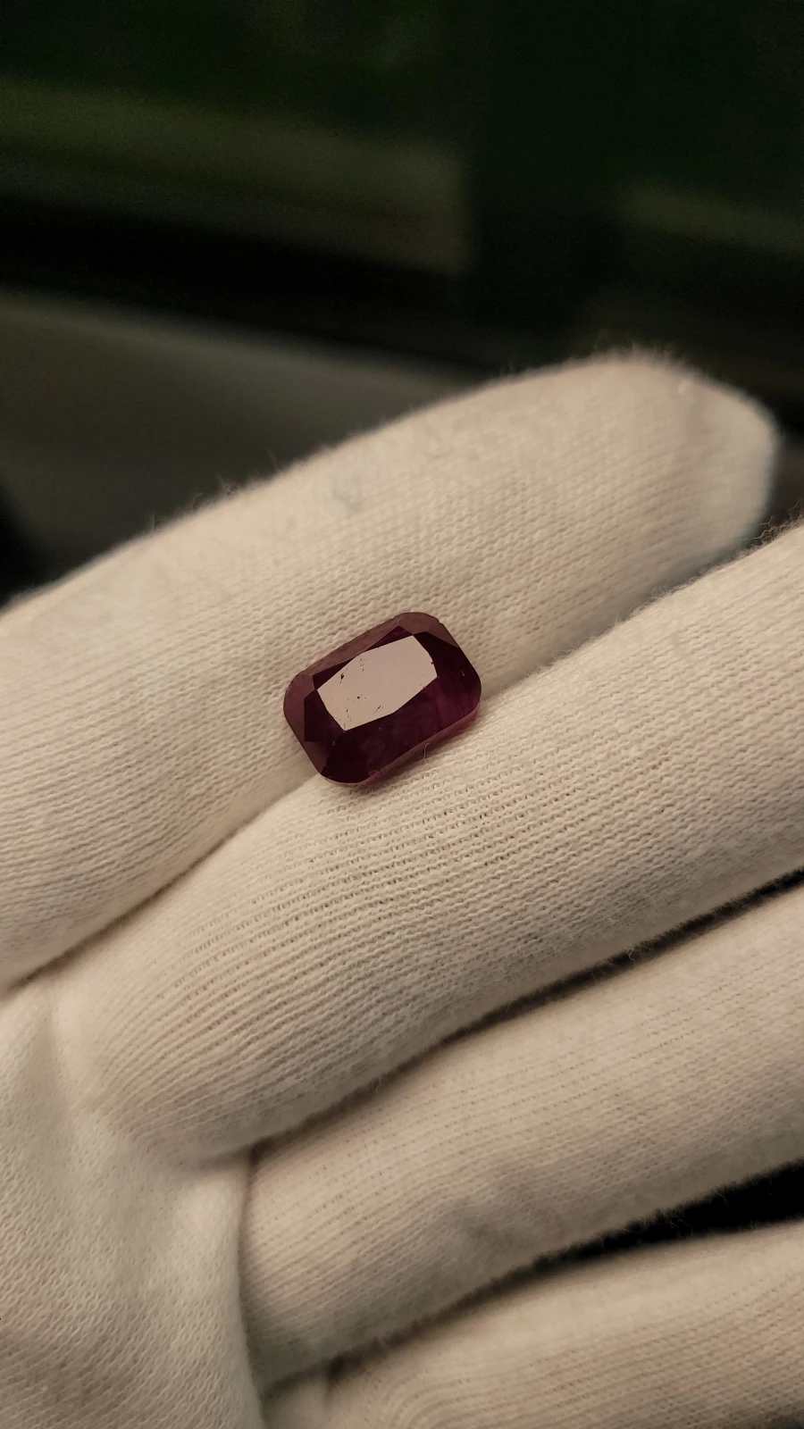 10.7ct Ruby Cushion cut From Madagascar — view 2