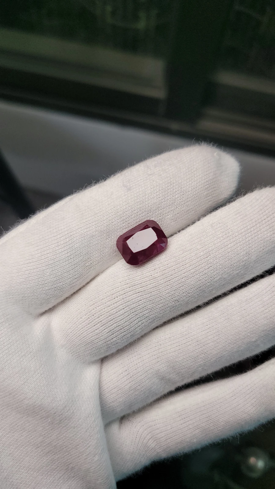 10.7ct Ruby Cushion cut From Madagascar — view 1