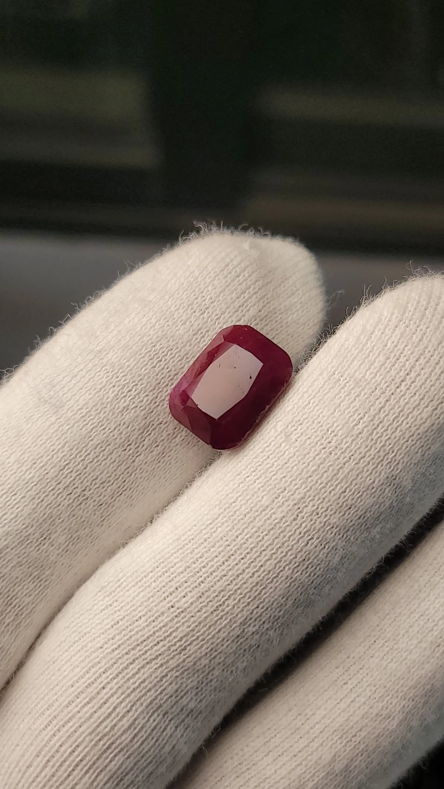 10.7ct Ruby Cushion cut From Madagascar — view 3