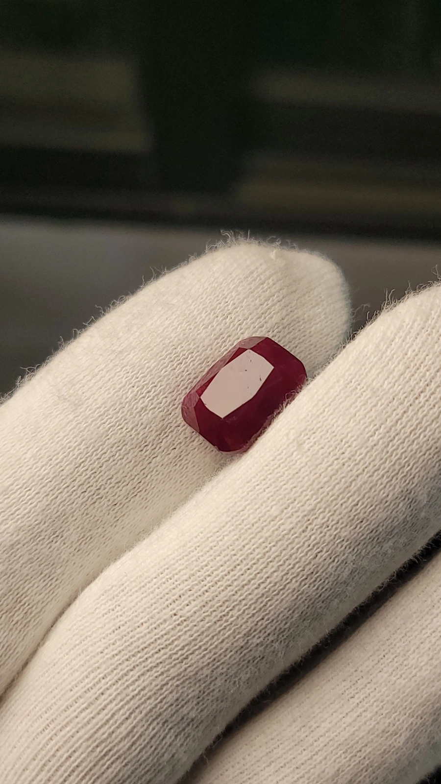 10.7ct Ruby Cushion cut From Madagascar — view 4
