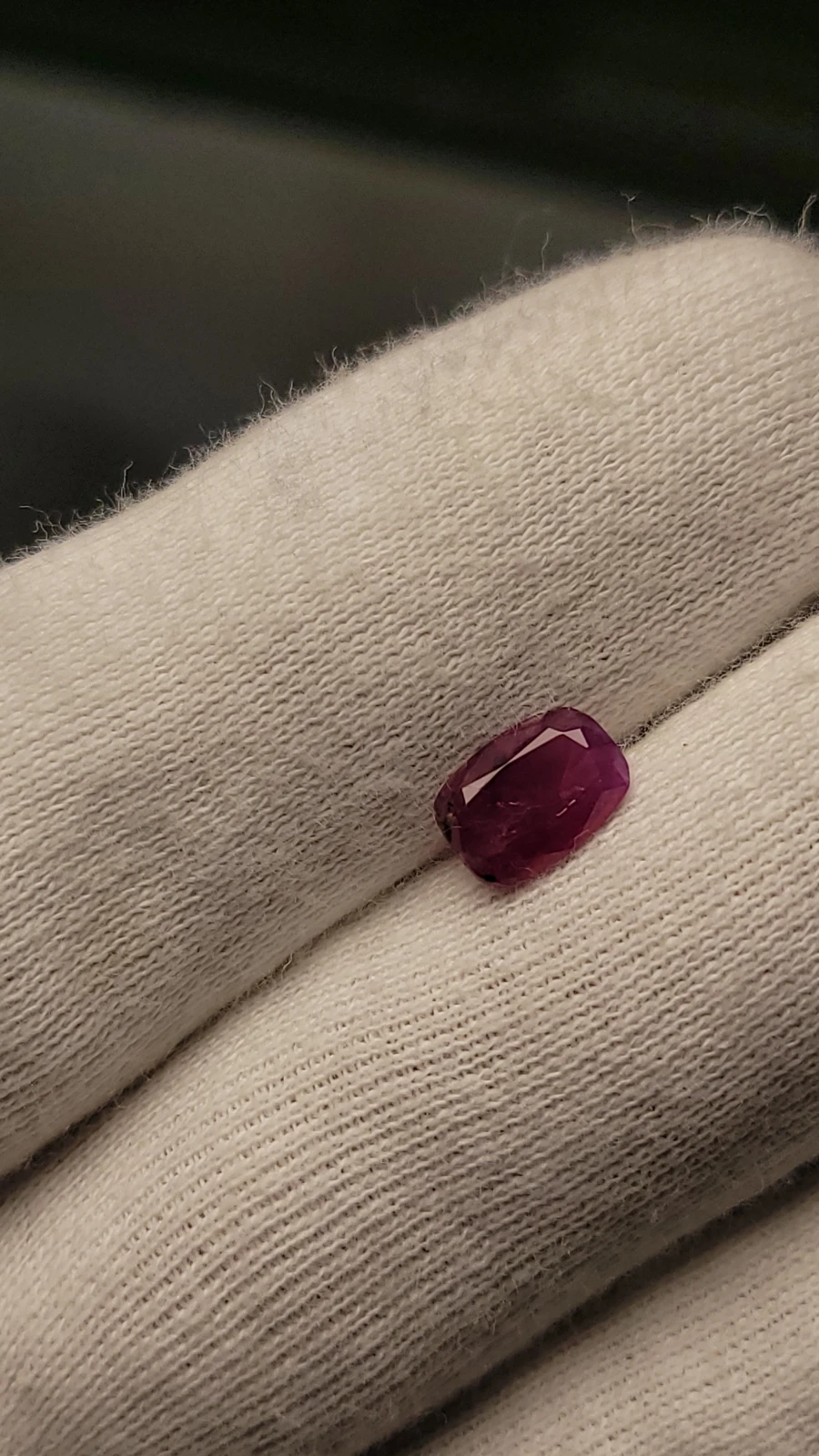 2.25ct Ruby Cushion cut From Madagascar — view 1